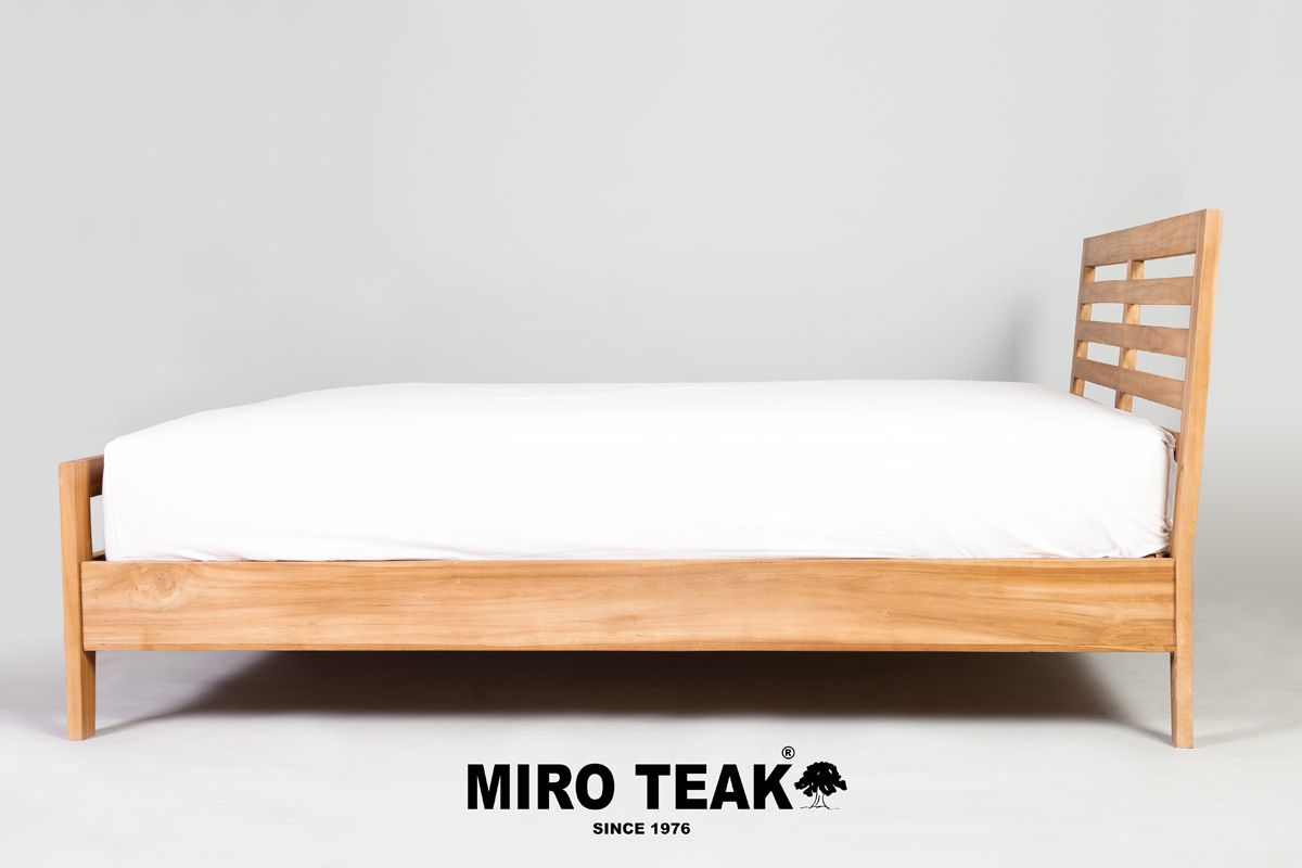MIRO TEAK   ROCHE BED  羅契床台 - 6
