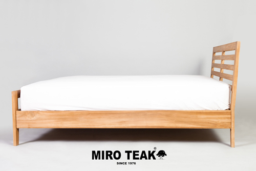 MIRO TEAK   ROCHE BED  羅契床台 - 3