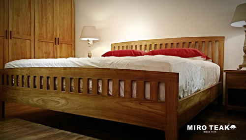 MIRO TEAK MILLER BED 米勒床台 - 3