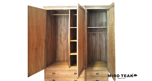 MIRO TEAK  CLASSICAL ARMOIRE  美式經典衣櫃 - 2