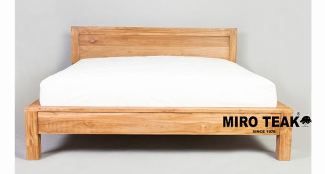 MIRO TEAK  ABEL BED  亞伯床台