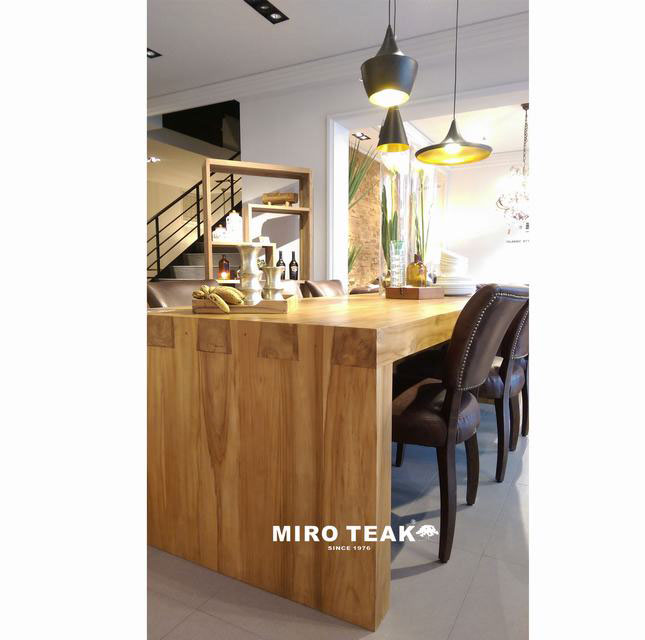 MIRO TEAK   SOLID DINING TABLE   厚板餐桌 - 2
