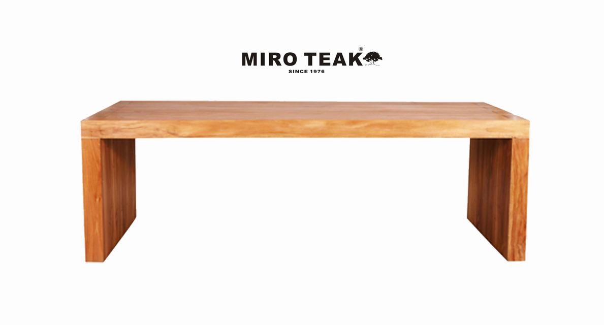 MIRO TEAK   SOLID DINING TABLE   厚板餐桌 - 3