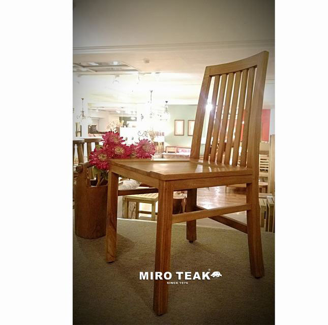 MIRO TEAK STRIPES DINING CHAIR 條背餐椅 - 2