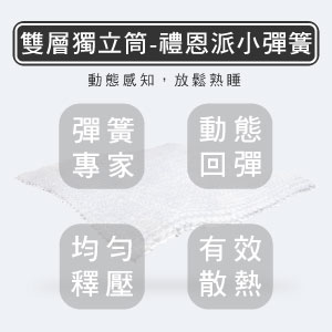 雙層獨立筒床墊推薦-S506型【龍馬名床】 - 4