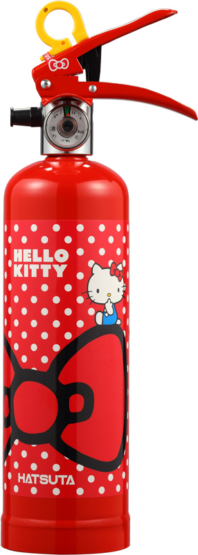 HELLO KITTY強化液滅火器_俏皮紅 - 2