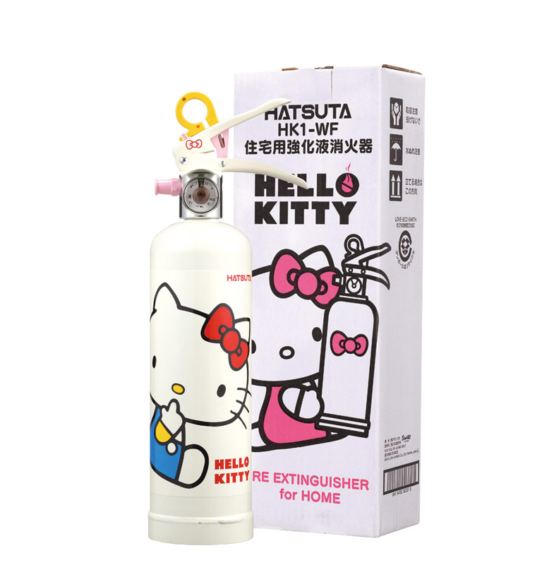 HELLO KITTY強化液滅火器_經典白 - 1