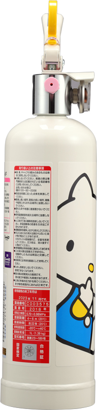 HELLO KITTY強化液滅火器_經典白 - 3