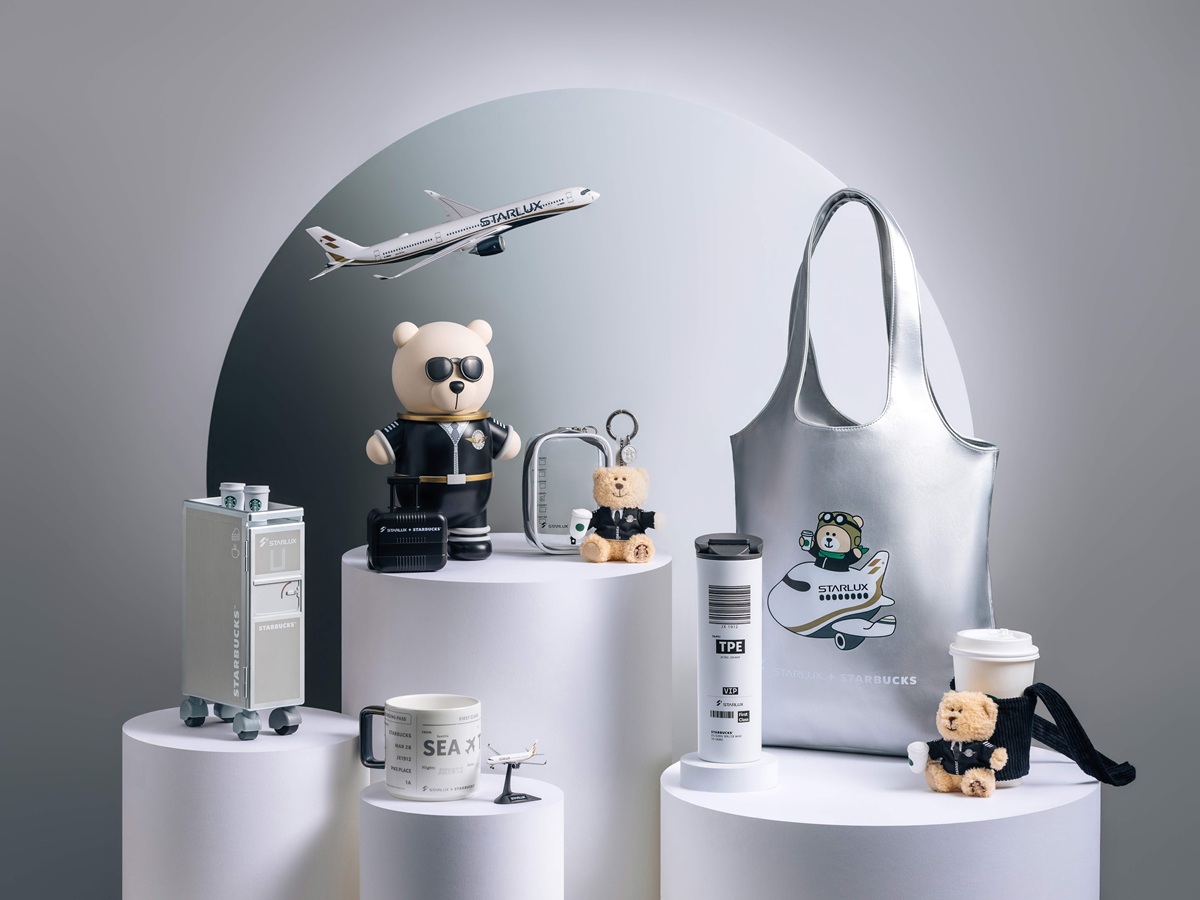 星巴克 熊 Bearista機師熊 STARLUX