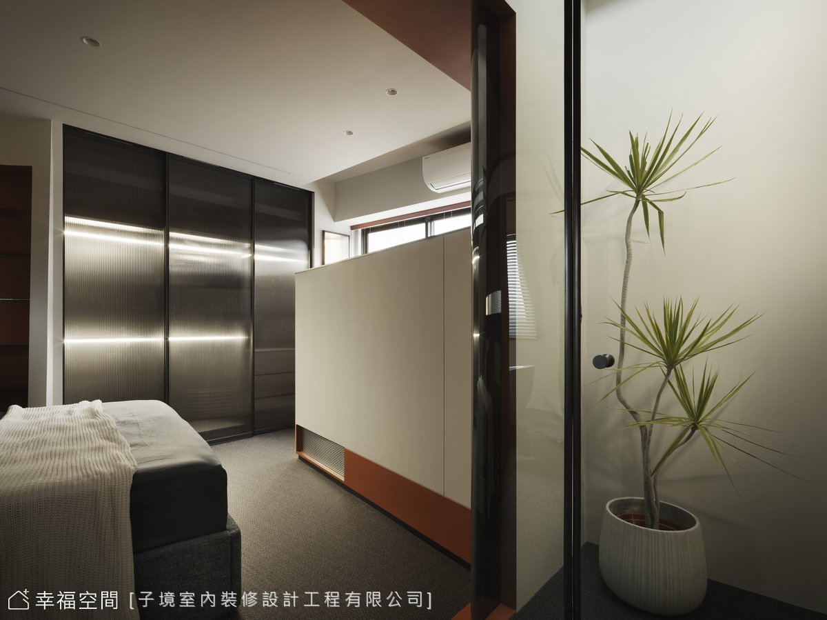 灰階×愛馬仕橘 勾勒時尚品味私宅│現代風│60坪