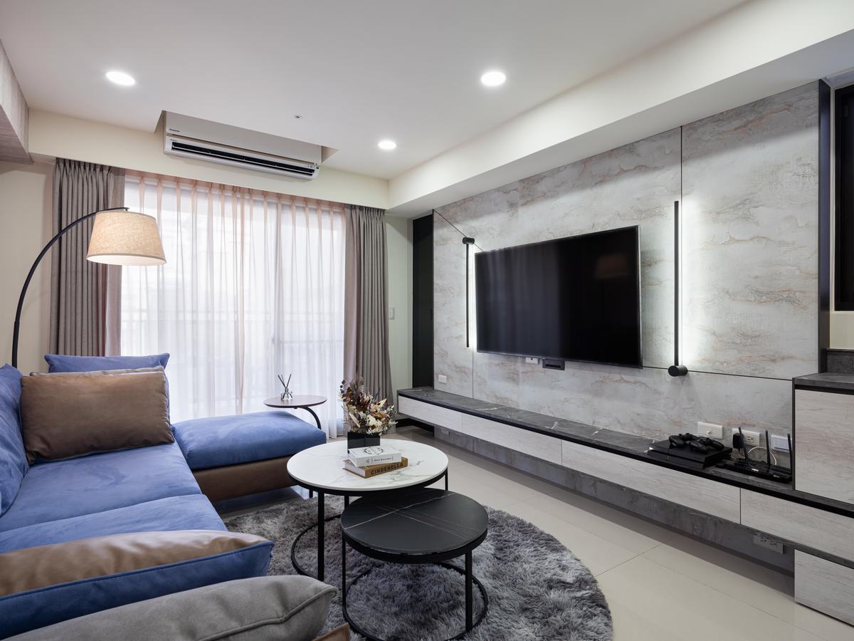 硬漢浪漫│木質x工業。悠然時光│混搭風│20坪