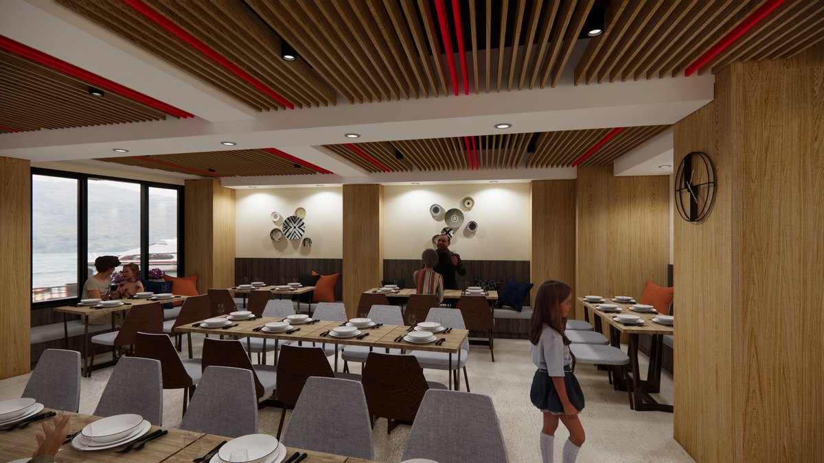 日月潭鴻賓大飯店B2餐廳│日式風│38坪