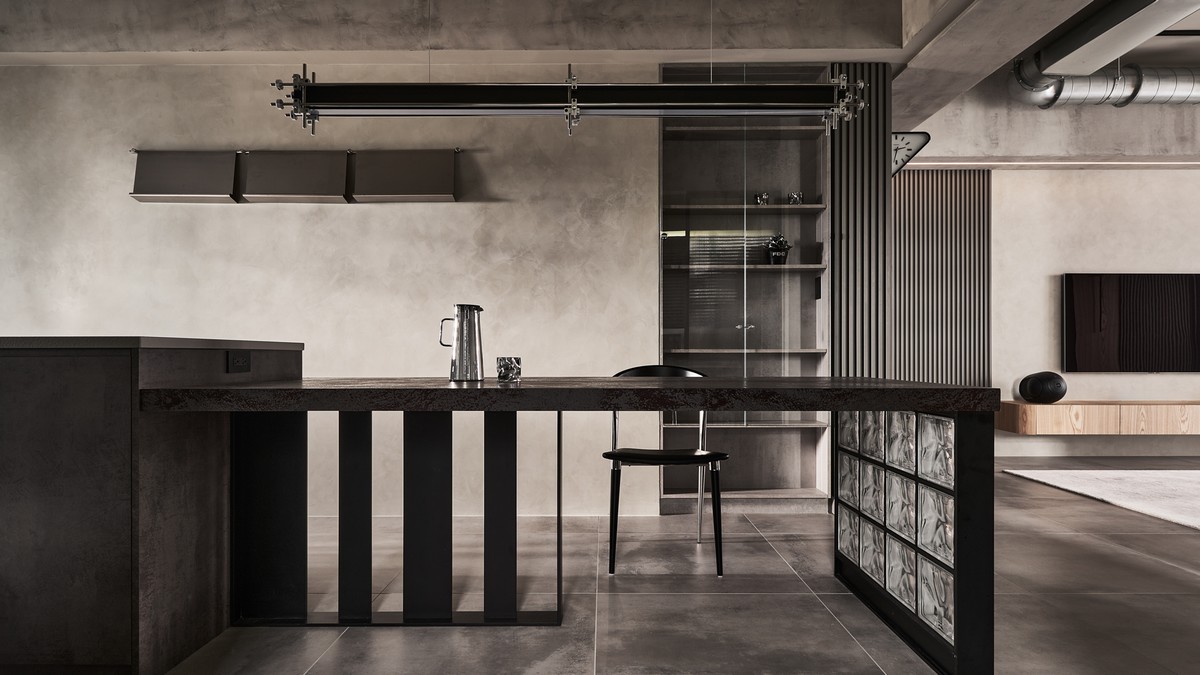 Loft。間奏|工業侘寂風|35坪