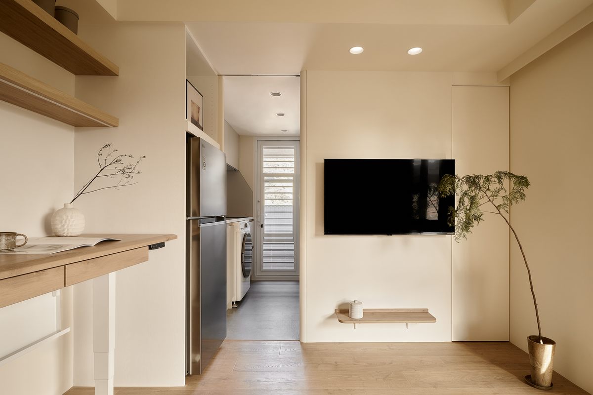 柔弧．暖敘．謐境│北歐風│7坪