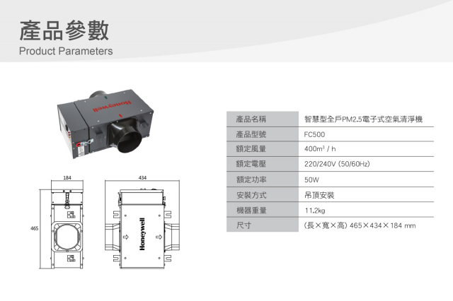 Honeywell FC500 智慧型全戶PM2.5電子式空氣清淨機 - 7