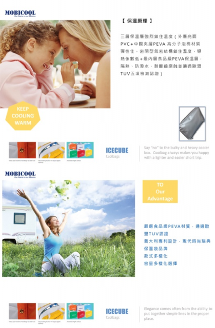 Mobicool-保溫保冷輕攜袋MINI ( 藍 / 紅 ) - 10