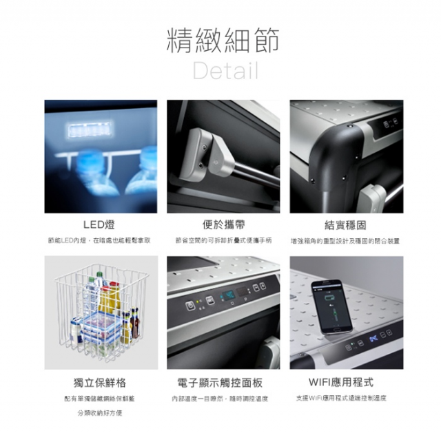 CFX系列智慧壓縮機行動冰箱CFX28 - 7