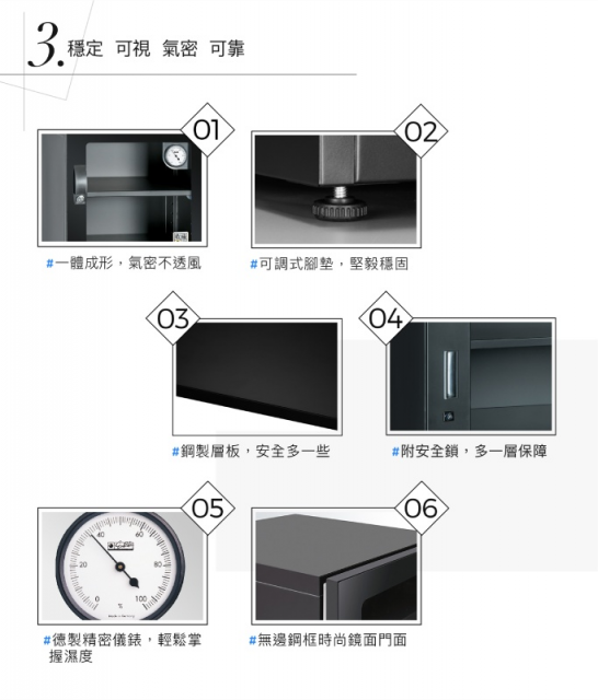 收藏家 CDH-240 時尚收藏 防潮箱 - 5