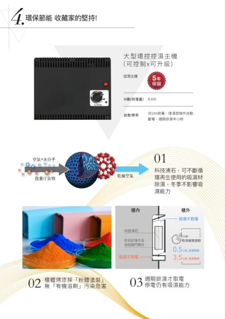收藏家 AXL-250 高承載萬用型電子防潮櫃 - 7