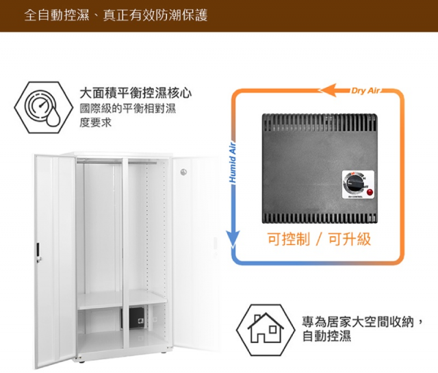 收藏家 AHD-1500MW 電子防潮衣櫃|鞋櫃 - 7