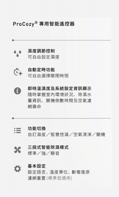 【空氣清淨除濕】PROCOZY 吊隱式除濕機 - 6