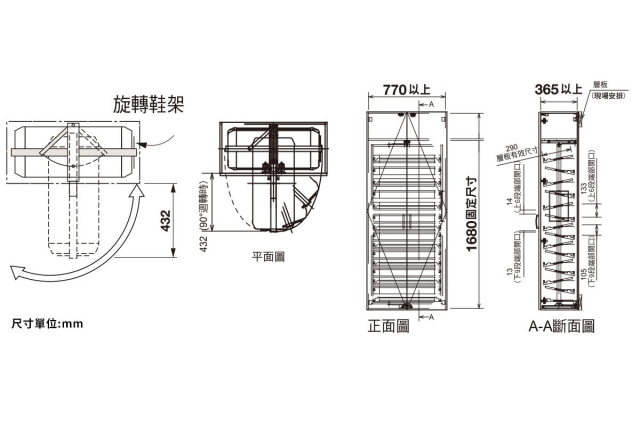 Panasonic旋轉鞋櫃 - 2
