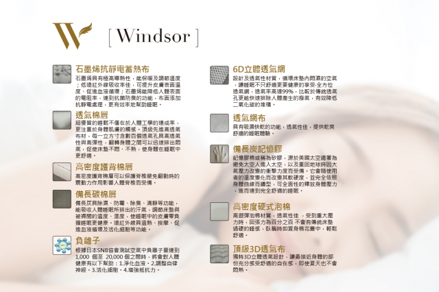 溫莎 Winsor 恆溫釋壓床墊 - 3