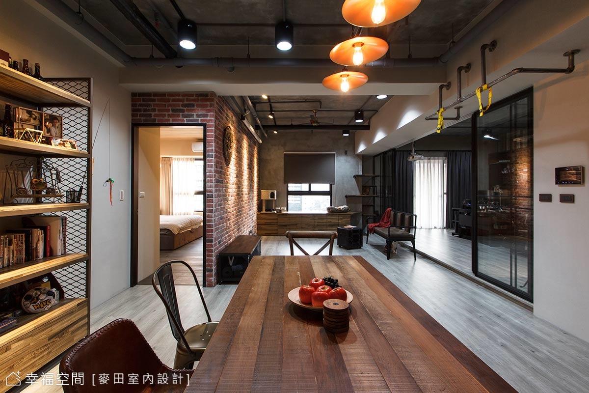 收藏╳嗜好╳興趣 工作休閒兼具的工業風宅